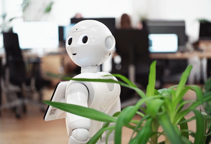 Humanizing Pepper as company robot